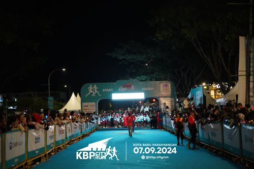 Race photo from KBP City Run 2024