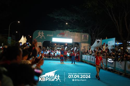 Race photo from KBP City Run 2024