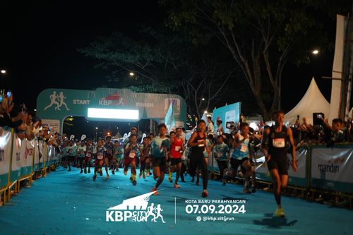 Race photo from KBP City Run 2024