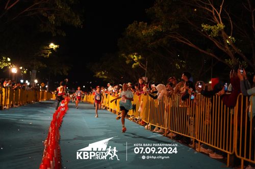 Race photo from KBP City Run 2024