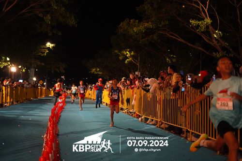Race photo from KBP City Run 2024