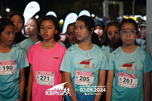 Race photo from KBP City Run 2024