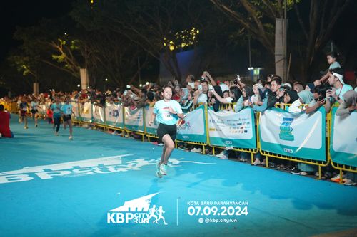 Race photo from KBP City Run 2024