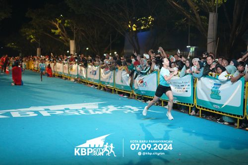 Race photo from KBP City Run 2024