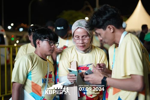Race photo from KBP City Run 2024