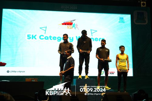 Race photo from KBP City Run 2024