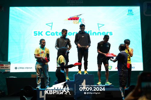 Race photo from KBP City Run 2024
