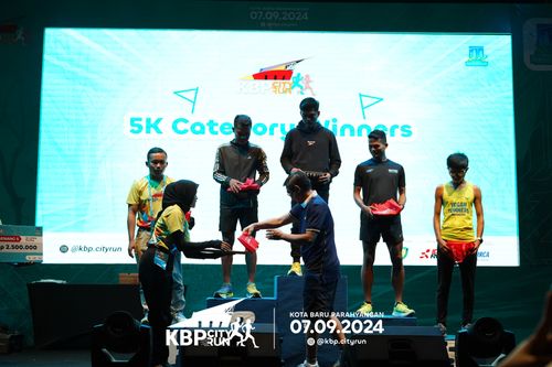 Race photo from KBP City Run 2024
