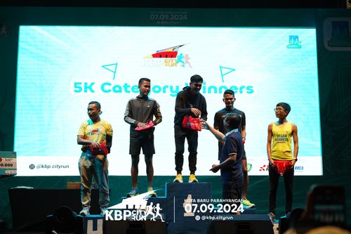 Race photo from KBP City Run 2024