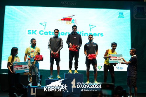 Race photo from KBP City Run 2024