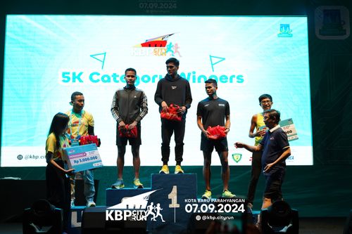 Race photo from KBP City Run 2024