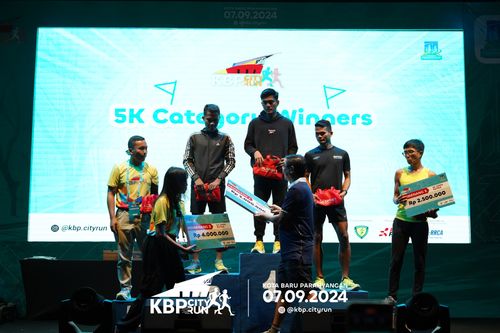 Race photo from KBP City Run 2024
