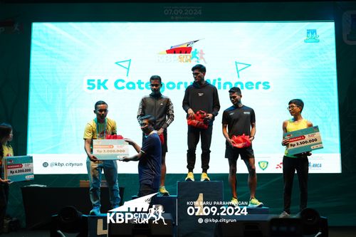 Race photo from KBP City Run 2024