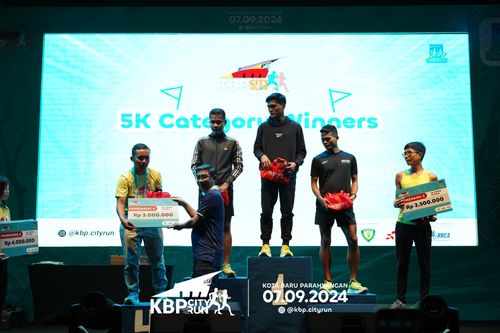 Race photo from KBP City Run 2024