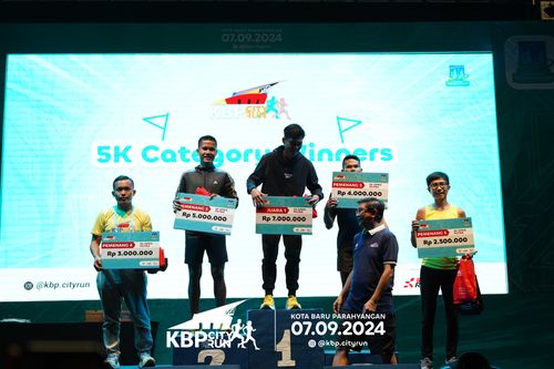 Race photo from KBP City Run 2024