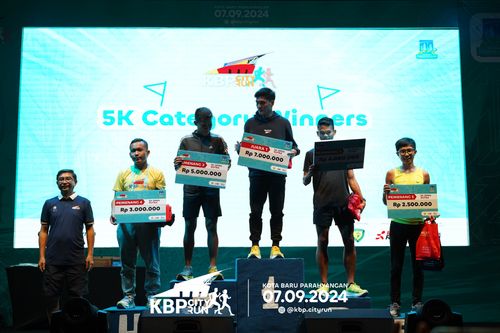 Race photo from KBP City Run 2024