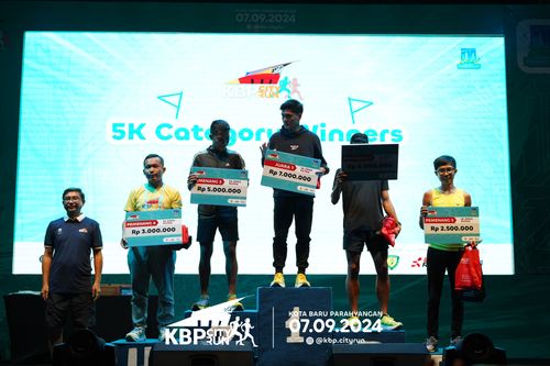 Race photo from KBP City Run 2024