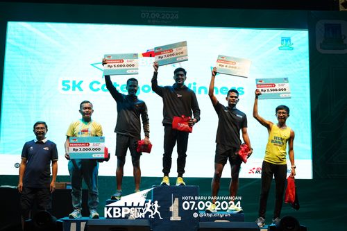 Race photo from KBP City Run 2024
