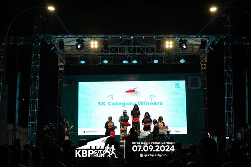 Race photo from KBP City Run 2024