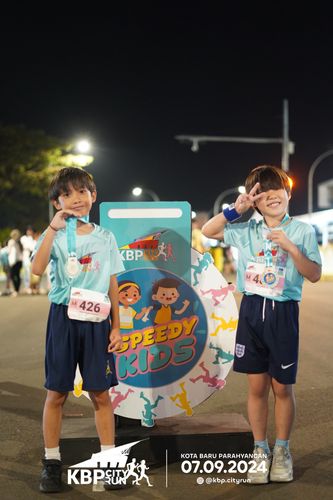 Race photo from KBP City Run 2024