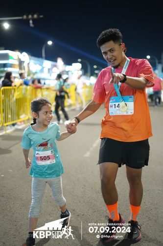 Race photo from KBP City Run 2024