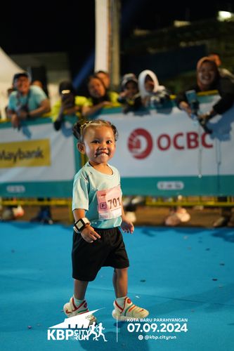 Race photo from KBP City Run 2024