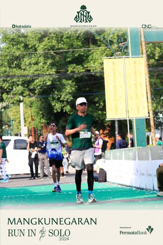 Race photo from Mangkunegaran Run 2024