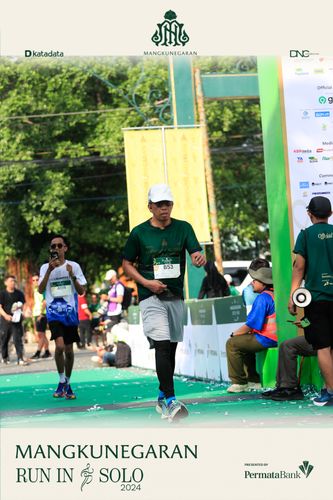 Race photo from Mangkunegaran Run 2024