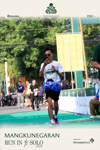 Race photo from Mangkunegaran Run 2024