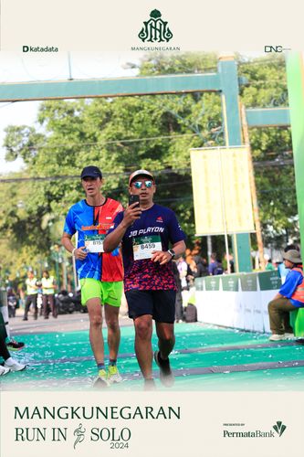 Race photo from Mangkunegaran Run 2024