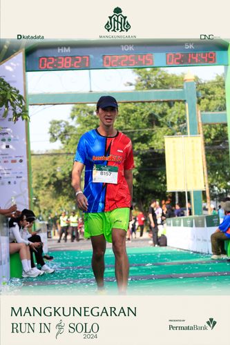Race photo from Mangkunegaran Run 2024