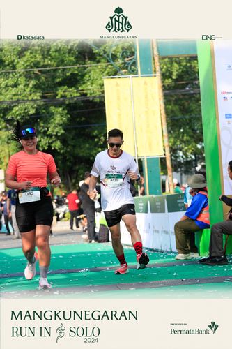 Race photo from Mangkunegaran Run 2024