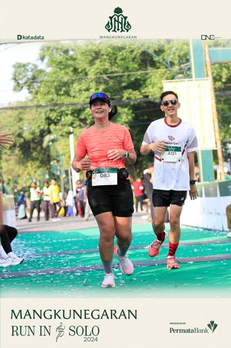 Race photo from Mangkunegaran Run 2024