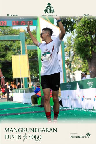 Race photo from Mangkunegaran Run 2024