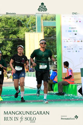 Race photo from Mangkunegaran Run 2024