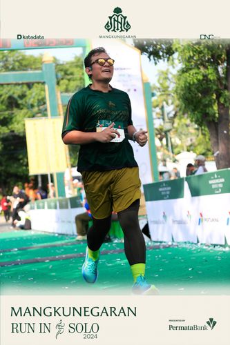 Race photo from Mangkunegaran Run 2024