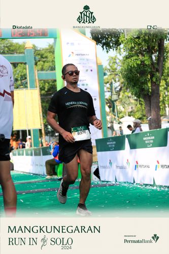 Race photo from Mangkunegaran Run 2024