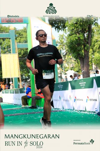 Race photo from Mangkunegaran Run 2024