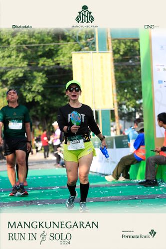 Race photo from Mangkunegaran Run 2024