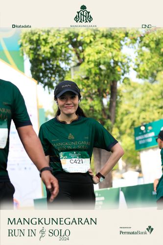 Race photo from Mangkunegaran Run 2024