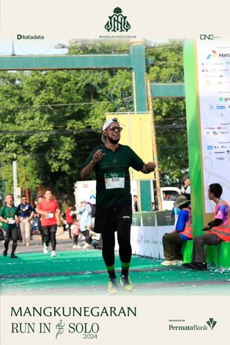 Race photo from Mangkunegaran Run 2024