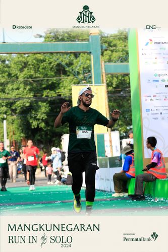 Race photo from Mangkunegaran Run 2024
