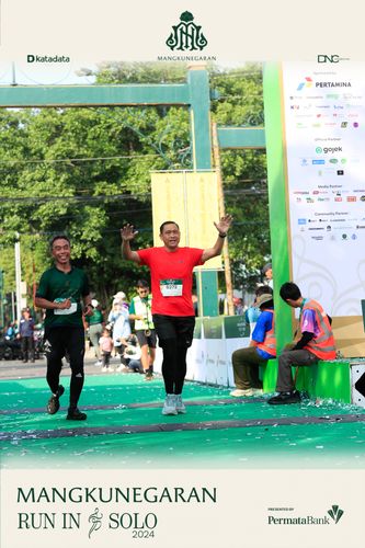 Race photo from Mangkunegaran Run 2024