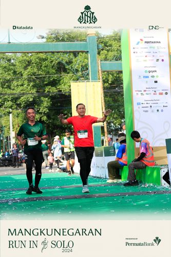 Race photo from Mangkunegaran Run 2024