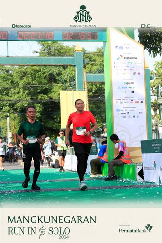 Race photo from Mangkunegaran Run 2024