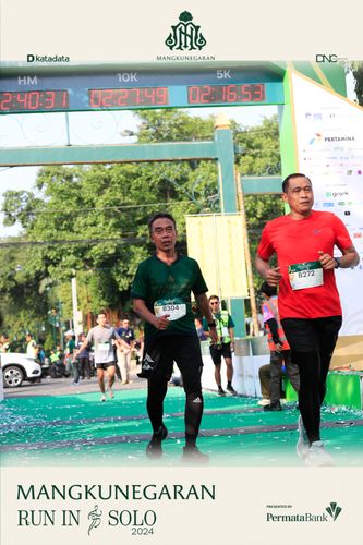 Race photo from Mangkunegaran Run 2024