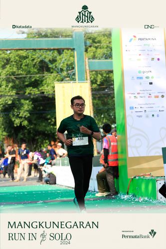 Race photo from Mangkunegaran Run 2024