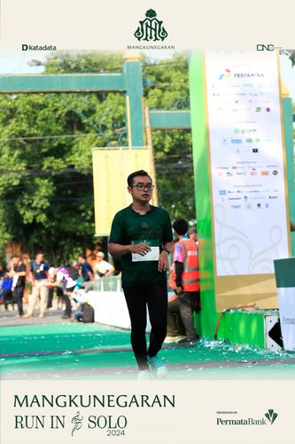 Race photo from Mangkunegaran Run 2024