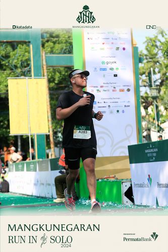 Race photo from Mangkunegaran Run 2024