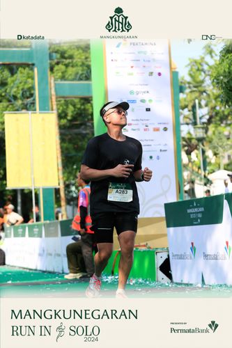 Race photo from Mangkunegaran Run 2024